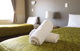 one double bed in the lounge