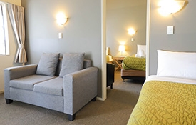 the unit can sleep up to 6 people