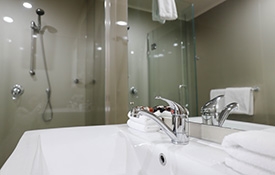 bathroom with shower